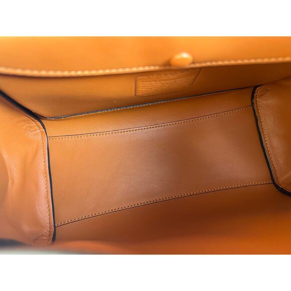 COACH Broome Small Carryall Bag In Dark Stone Color - Picture 14 of 16